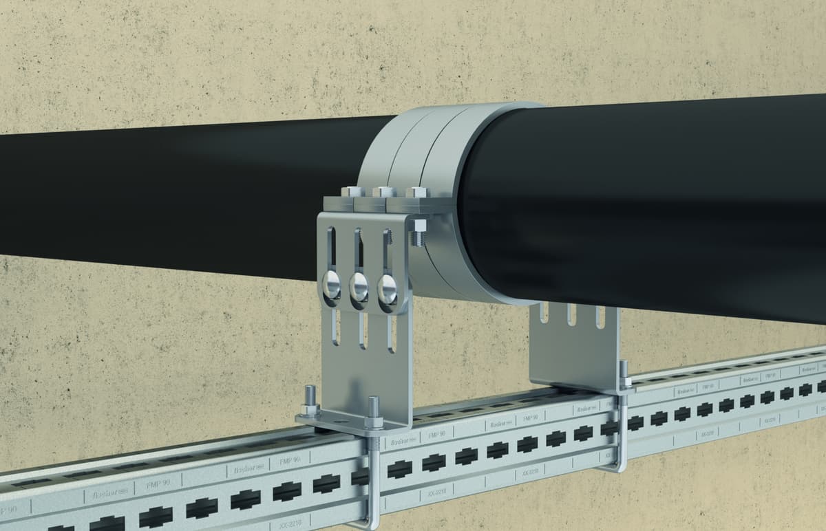 Кронштейны неподвижной опоры Fischer FMFS M 175-240 мм, горячеоцинкованная сталь