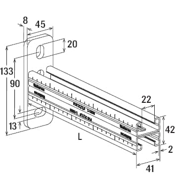 Консоль Fischer 21D/2,0x300 мм, оцинкованная сталь