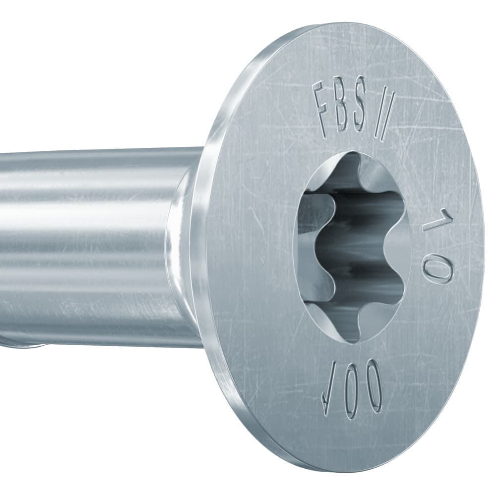 Шуруп для быстрого монтажа в бетон FBS II SK 10х120 65/55/35 с потайной головой и шлицем TORX, оцинкованная сталь