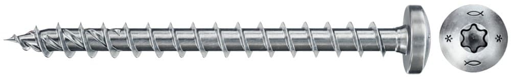 Шуруп Fischer Power-Fast FPF II PTF 3,5x16 мм BC 200 c полусферической головкой и шлицем TX, оцинкованная сталь (4800 шт)