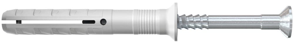 Гвоздевой дюбель с потайным бортиком Fischer N-S 6х40/10 с оцинкованным гвоздем (50 шт)