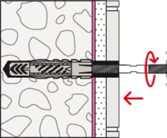 Крепеж для раковин и писсуаров Fischer WD M8х90