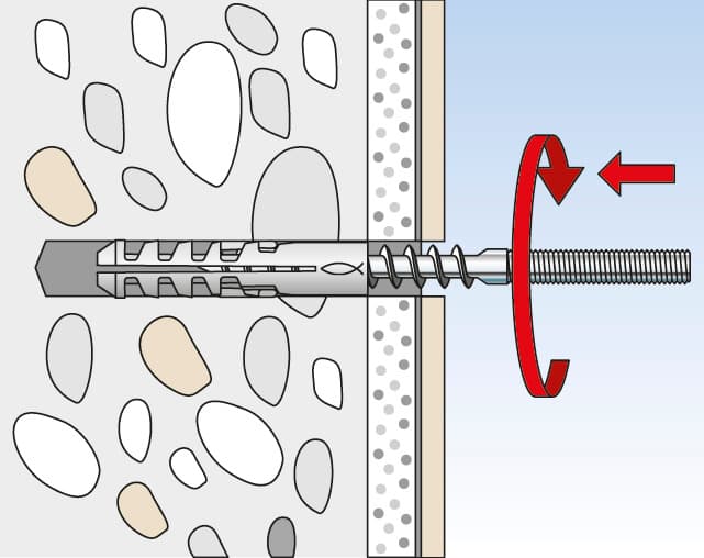 Крепеж для писсуаров Fischer WL M10х70