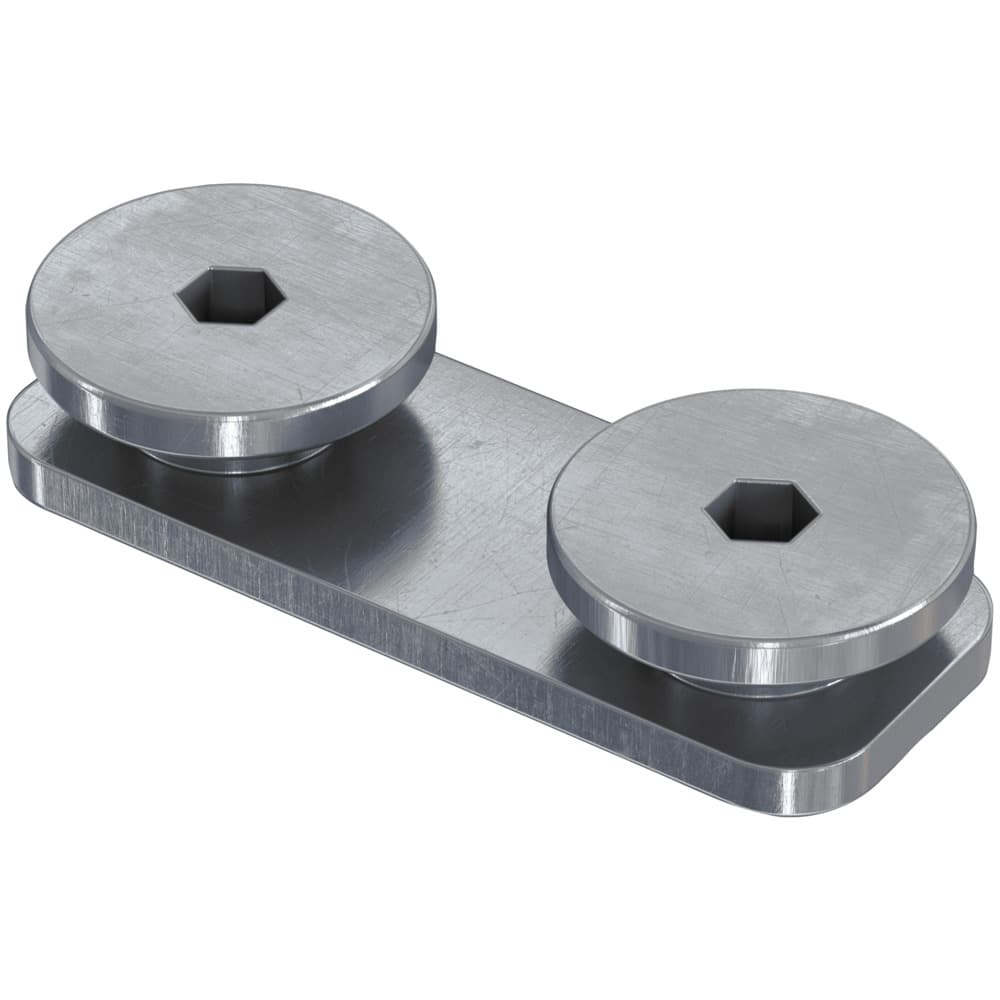 Соединитель профиля Fischer FDCC продольный, М10 20x53 мм, нержавеющая сталь A4