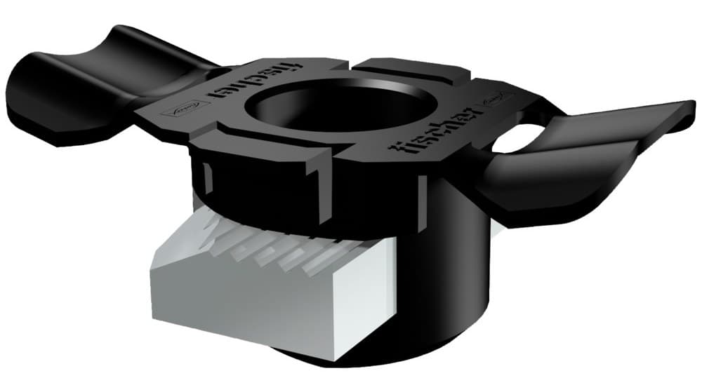 ΠΠ°ΠΉΠΊΠ° Ρ ΡΠΈΠΊΡΠ°ΡΠΎΡΠΎΠΌ Fischer FSM Clix P M6 Π΄Π»Ρ ΡΠΎΠ΅Π΄ΠΈΠ½Π΅Π½ΠΈΡ ΡΠ»Π΅ΠΌΠ΅Π½ΡΠΎΠ² Ρ ΠΌΠΎΠ½ΡΠ°ΠΆΠ½ΠΎΠΉ ΡΠΈΠ½ΠΎΠΉ ΡΠΈΡΡΠ΅ΠΌΡ FLS, ΠΎΡΠΈΠ½ΠΊΠΎΠ²Π°Π½Π½Π°Ρ ΡΡΠ°Π»Ρ/ΠΏΠ»Π°ΡΡΠΈΠΊ