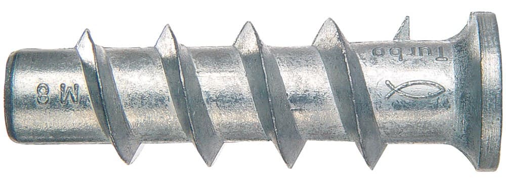 Турбо-дюбель для газобетона Fischer FTP M 8х60, оцинкованная сталь