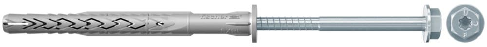 Фасадный дюбель Fischer SXRL-FUS 8x80 с шурупом из оцинкованной стали