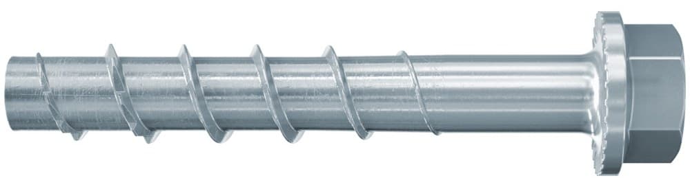 Шуруп для бетона Fischer FBS II US TX TORX 8х55 5/- с шестигранной головой, пресс-шайбой и шлицем, оцинкованная сталь