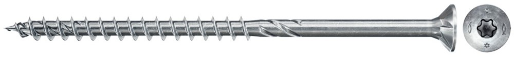 Шуруп Fischer Power-Fast FPF II CTP 4,0x60 мм BC 100 c потайной головкой и шлицем TX, оцинкованная сталь (2400 шт)