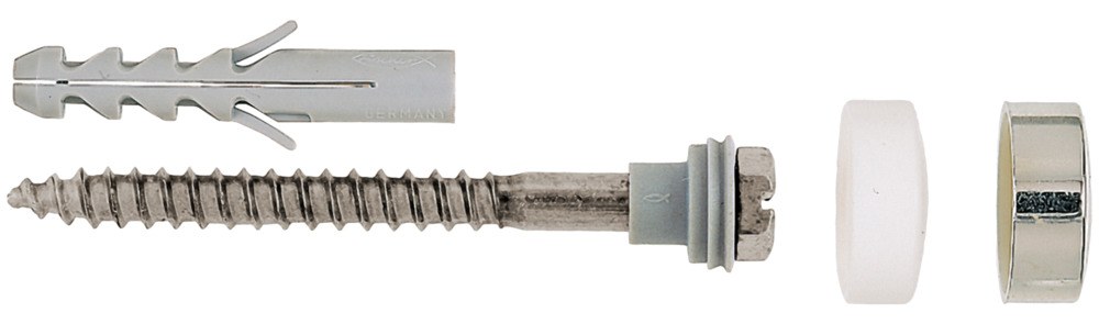 Полный комплект крепежа Fischer S 8 D 70 WCR 6х70 мм для напольных унитазов и биде